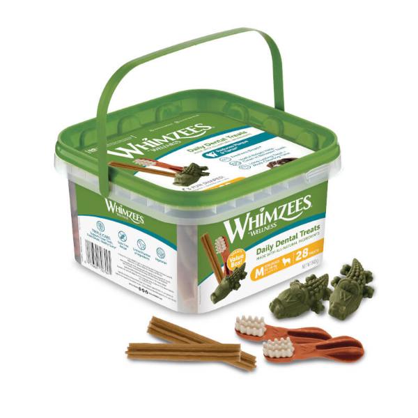 Whimzees Variety Value Box - Medium (28Pcs) | Dog Treats | Pet Lovers ...