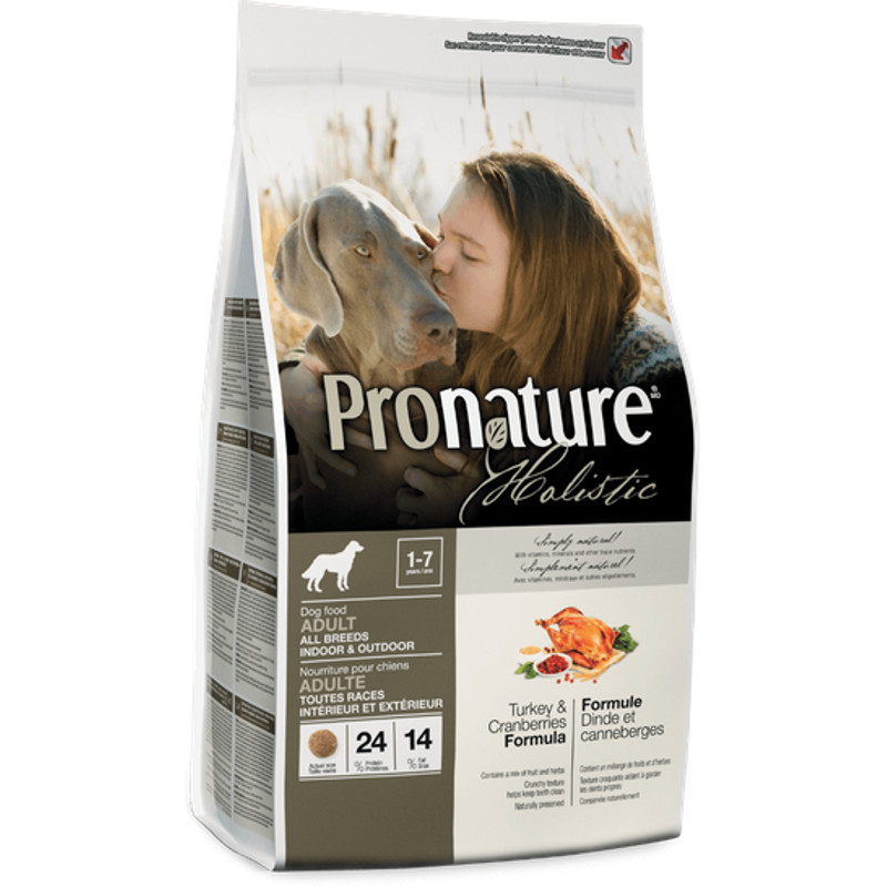 Pronature Holistic Dog Adult Turkey Cranberry 13.6kg Dog Dry