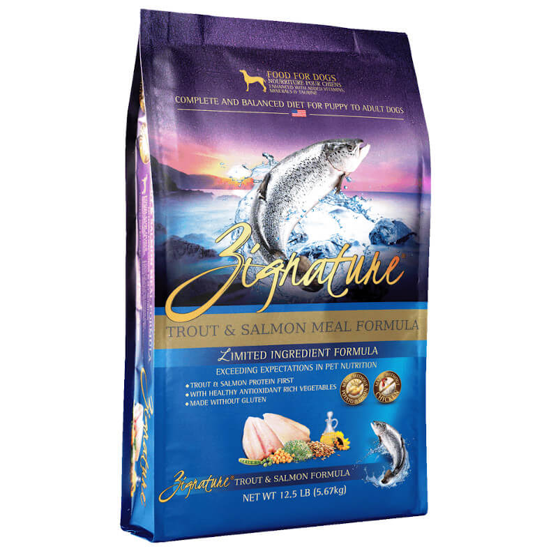 zignature salmon dog food