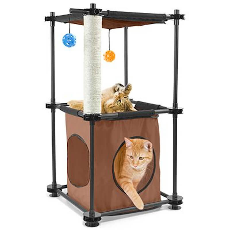 cat play tent