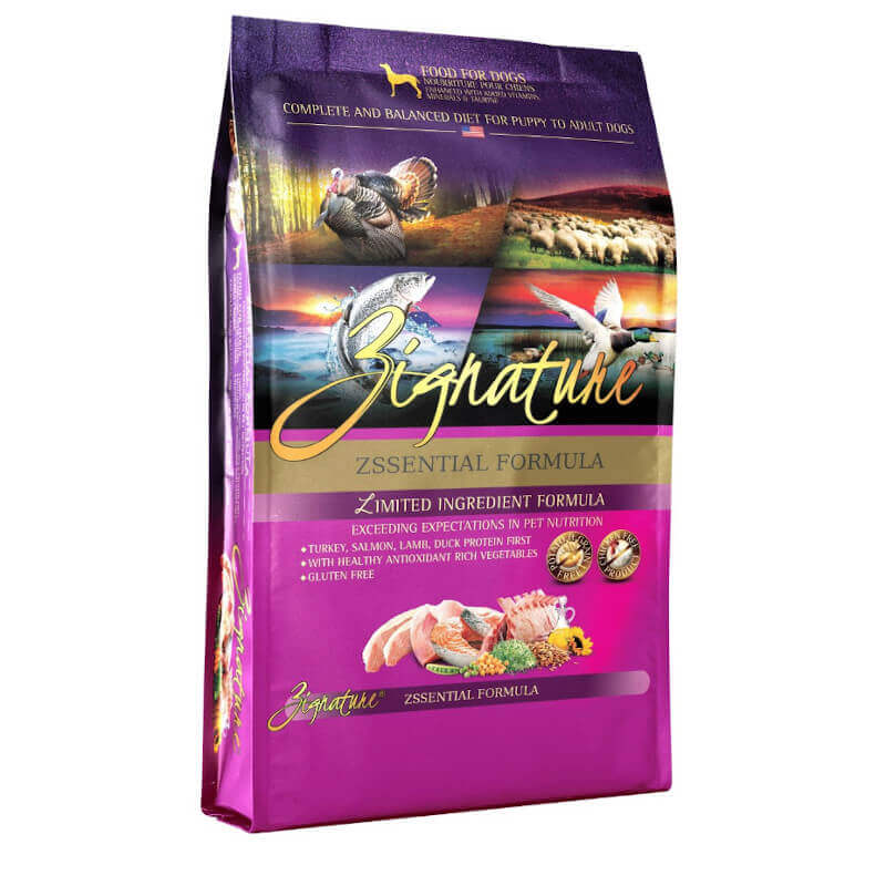 Zignature kangaroo formula dog food sales 27 lb