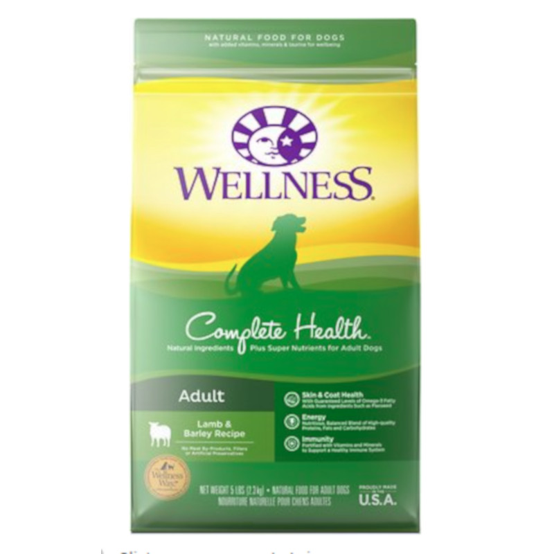 wellness complete lamb and barley