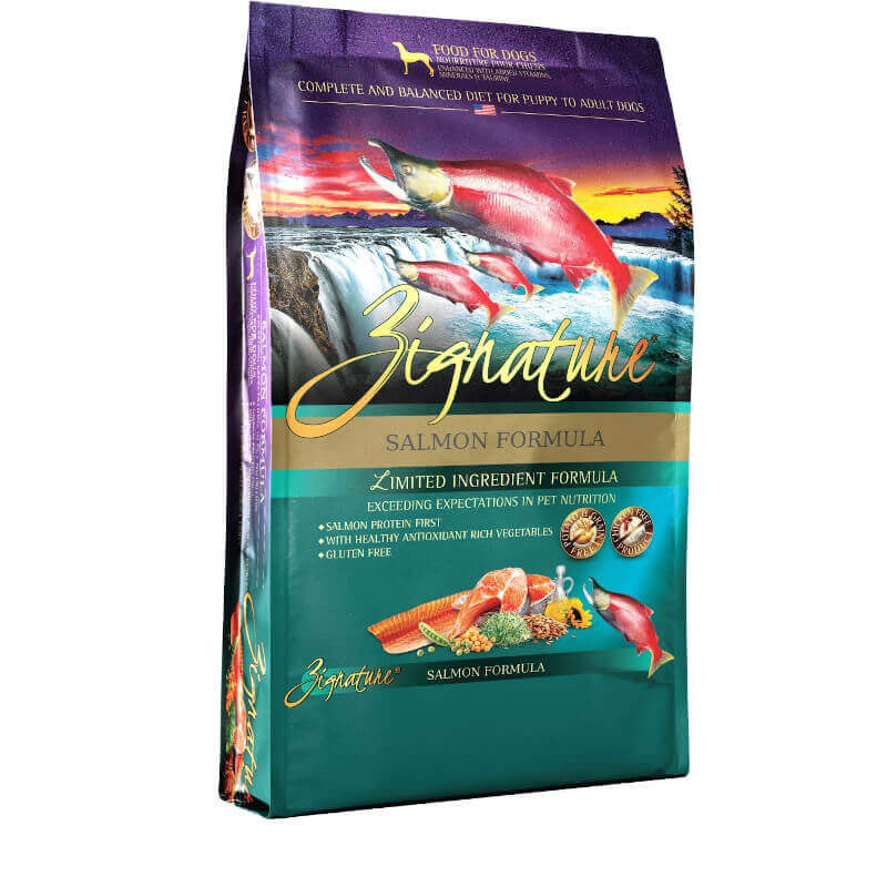 zignature salmon dry dog food