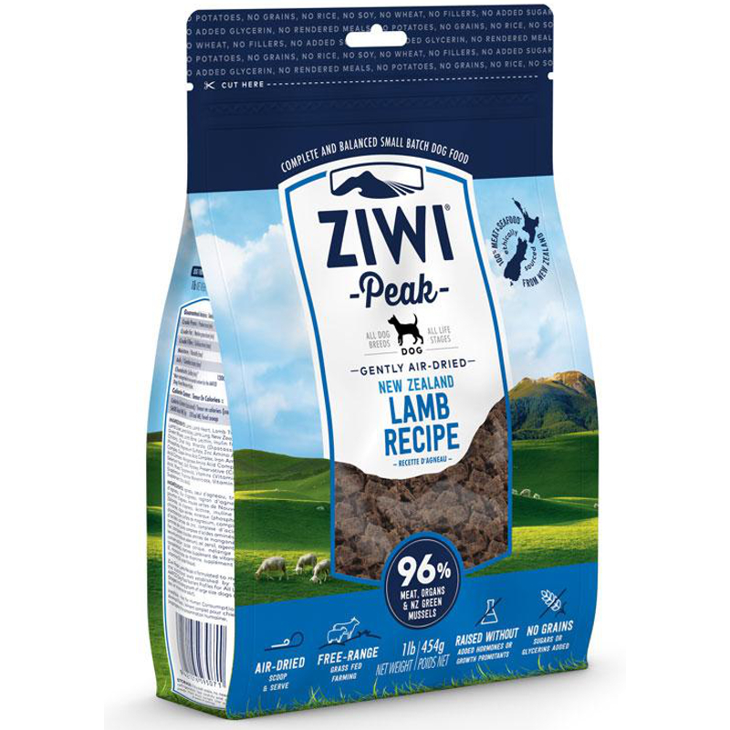 real meat air dried lamb dog food