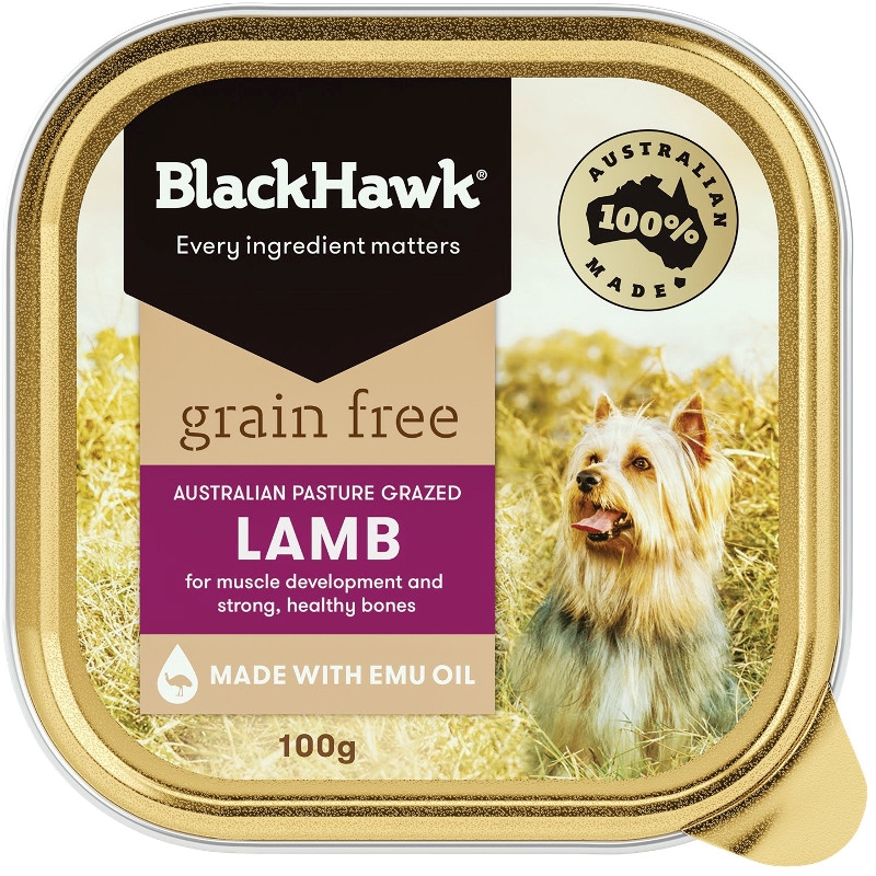 Black Hawk Beef Grain Free For Dogs 100G Dog Can Food Pet