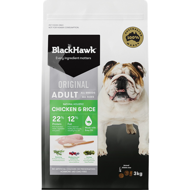 Black Hawk Lamb Rice For Adult Dog 10kg Dog Dry Food Pet