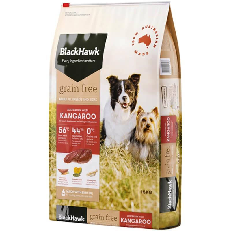 kangaroo and oat dog food