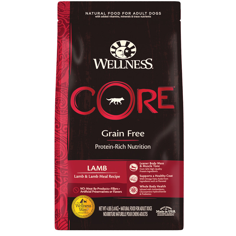 wellness dog food lamb and barley