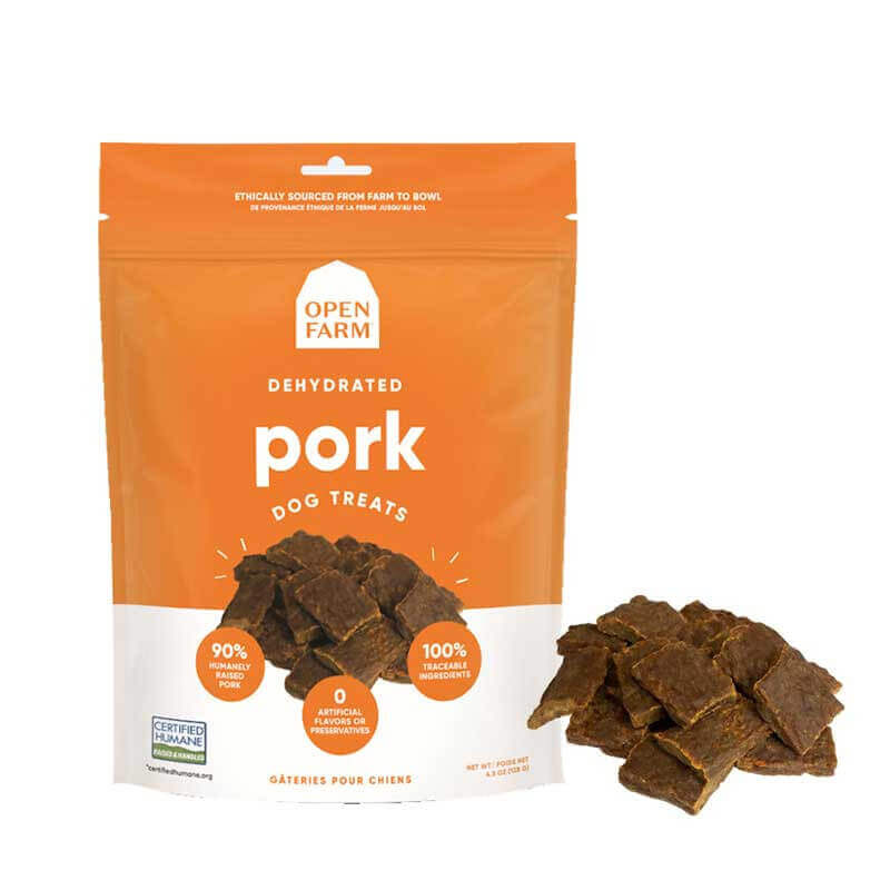 open farm dehydrated dog treats