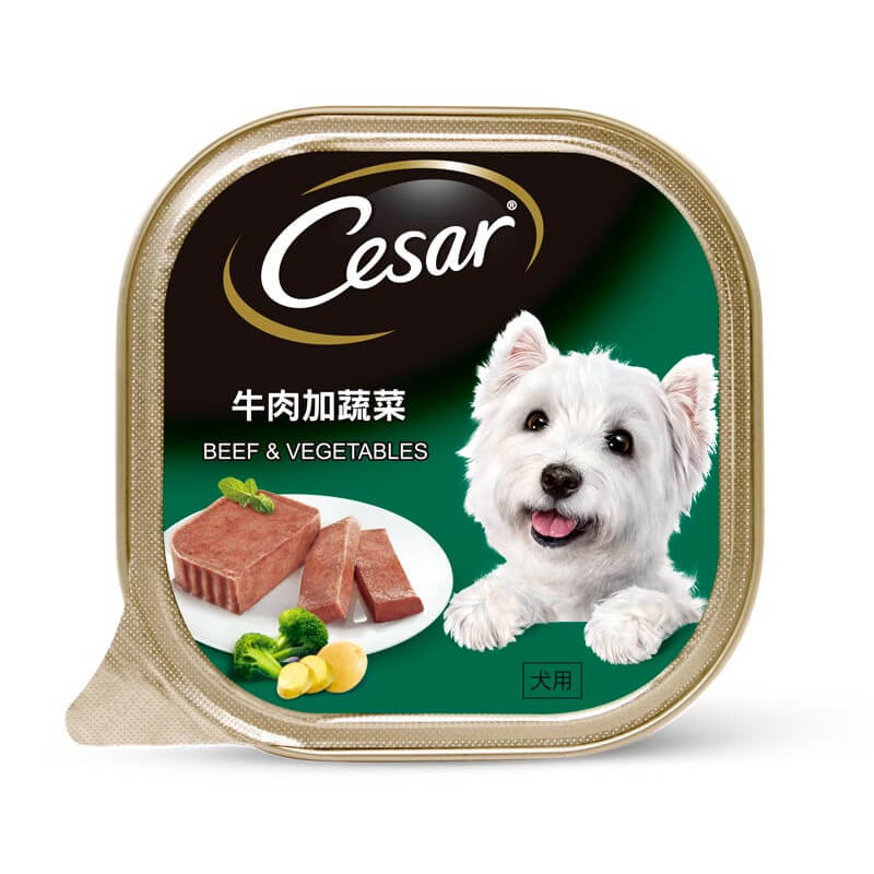 Cesar beef 2025 dog food