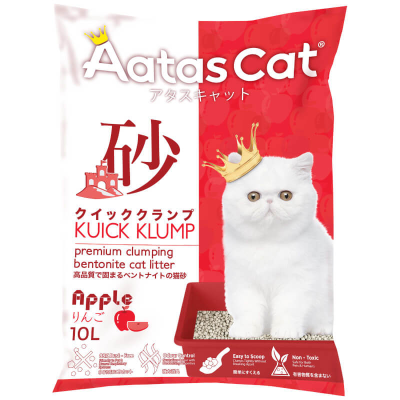 Aatas Cat Bentonite Cat Litter Peppermint 10L Cat Litter Pet