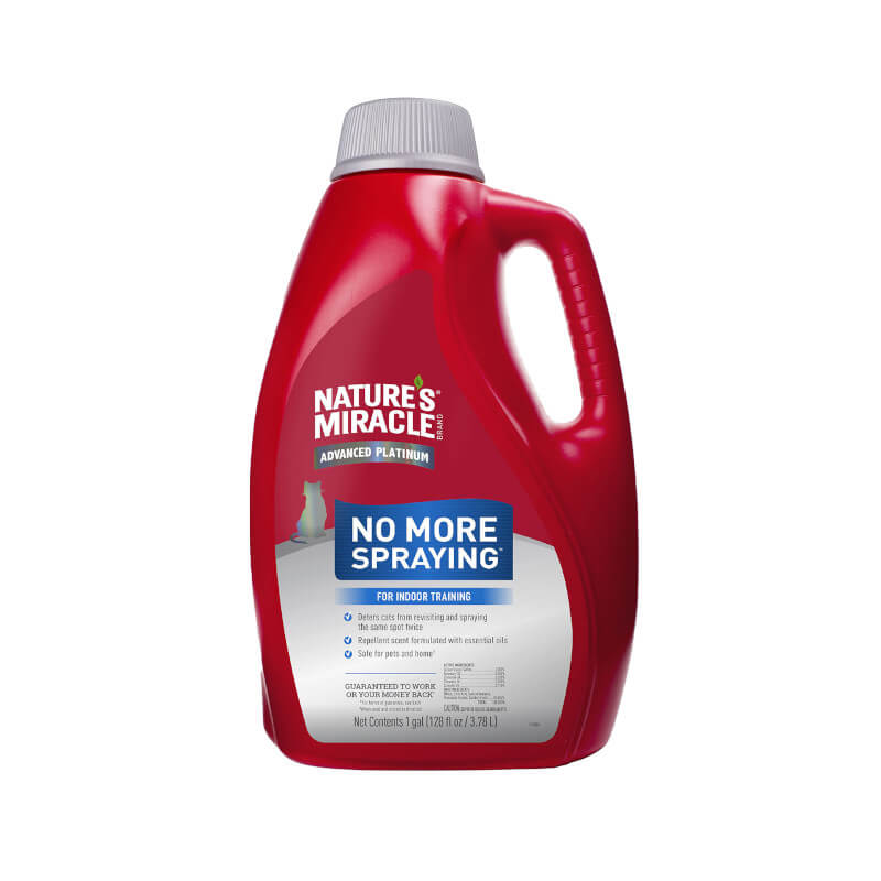 Nature's Miracle Advanced Platinum No More Spraying for Cats, 128